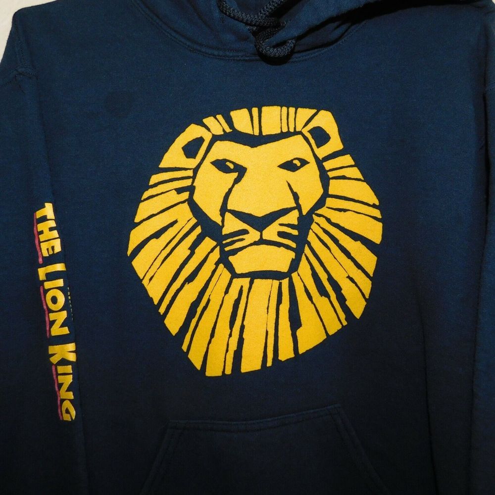 Disney Sweatshirt Adult S The Lion King on Broadway Graphic Logo Hoodie - Picture 4 of 6